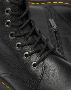 Jadon III Boot Pisa Leather Platforms in Black