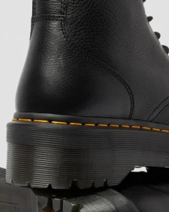 Jadon III Boot Pisa Leather Platforms in Black