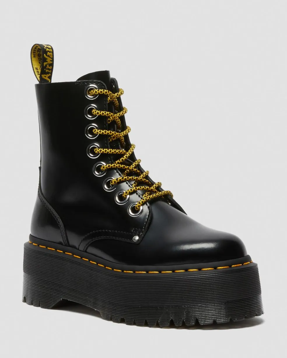 Jadon Max Boot Women's Platforms in Black Buttero