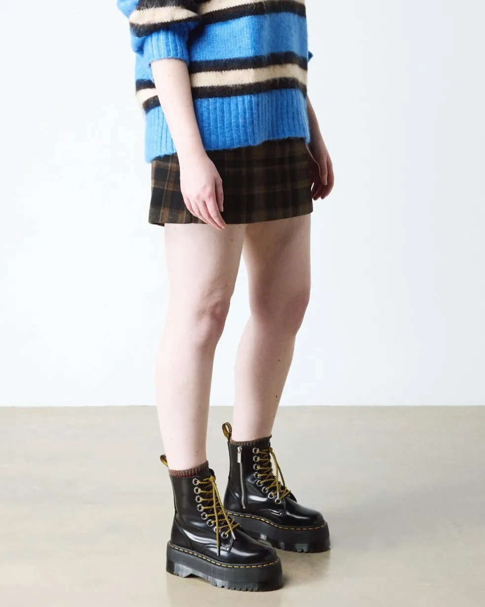Jadon Max Boot Women's Platforms in Black Buttero