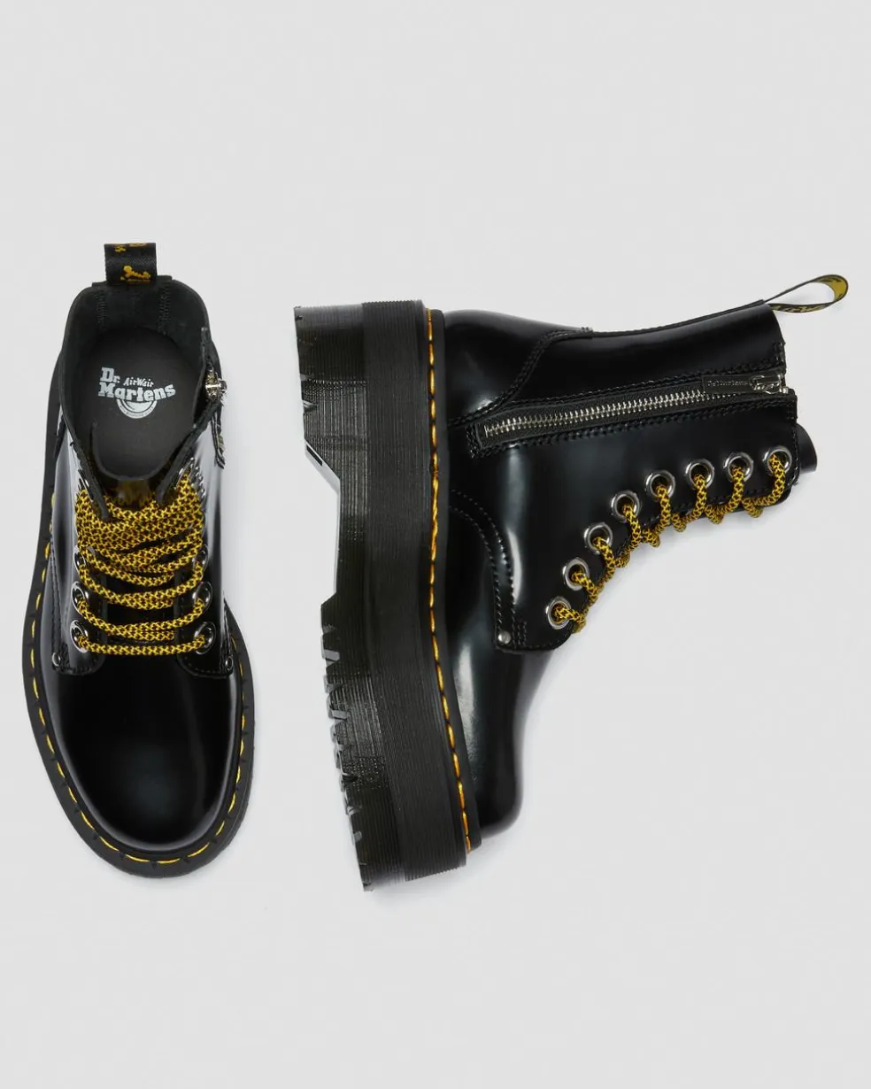 Jadon Max Boot Women's Platforms in Black Buttero