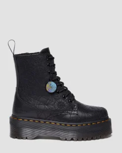 Jadon Wednesday Platform Boots in Black