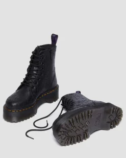 Jadon Wednesday Platform Boots in Black