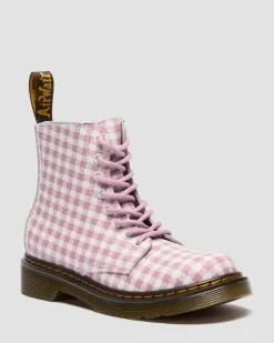 Junior 1460 Gingham Leather Boots