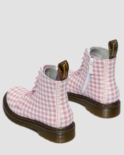 Junior 1460 Gingham Leather Boots