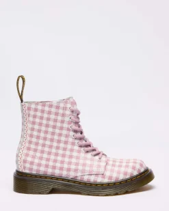 Junior 1460 Gingham Leather Boots