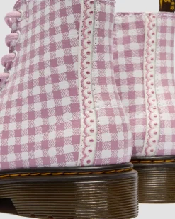 Junior 1460 Gingham Leather Boots