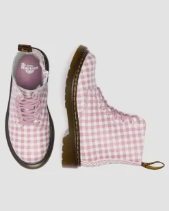 Junior 1460 Gingham Leather Boots