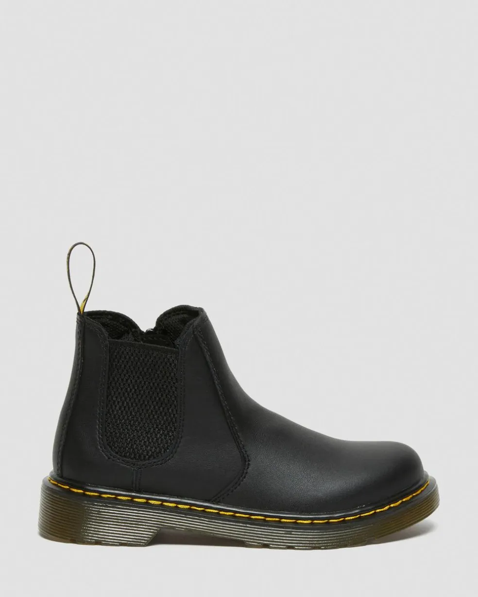 Junior 2976 Softy T Leather Chelsea Boots in Black