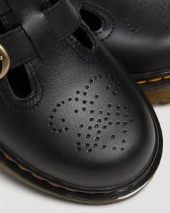 Junior 8065 Softy T Leather Mary Jane Shoes in Black