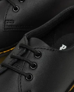 Junior 1461 Softy T Leather Shoes in Black