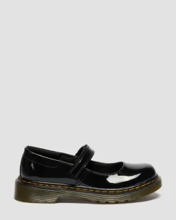Junior Maccy Patent Leather Mary Jane Shoes in Black