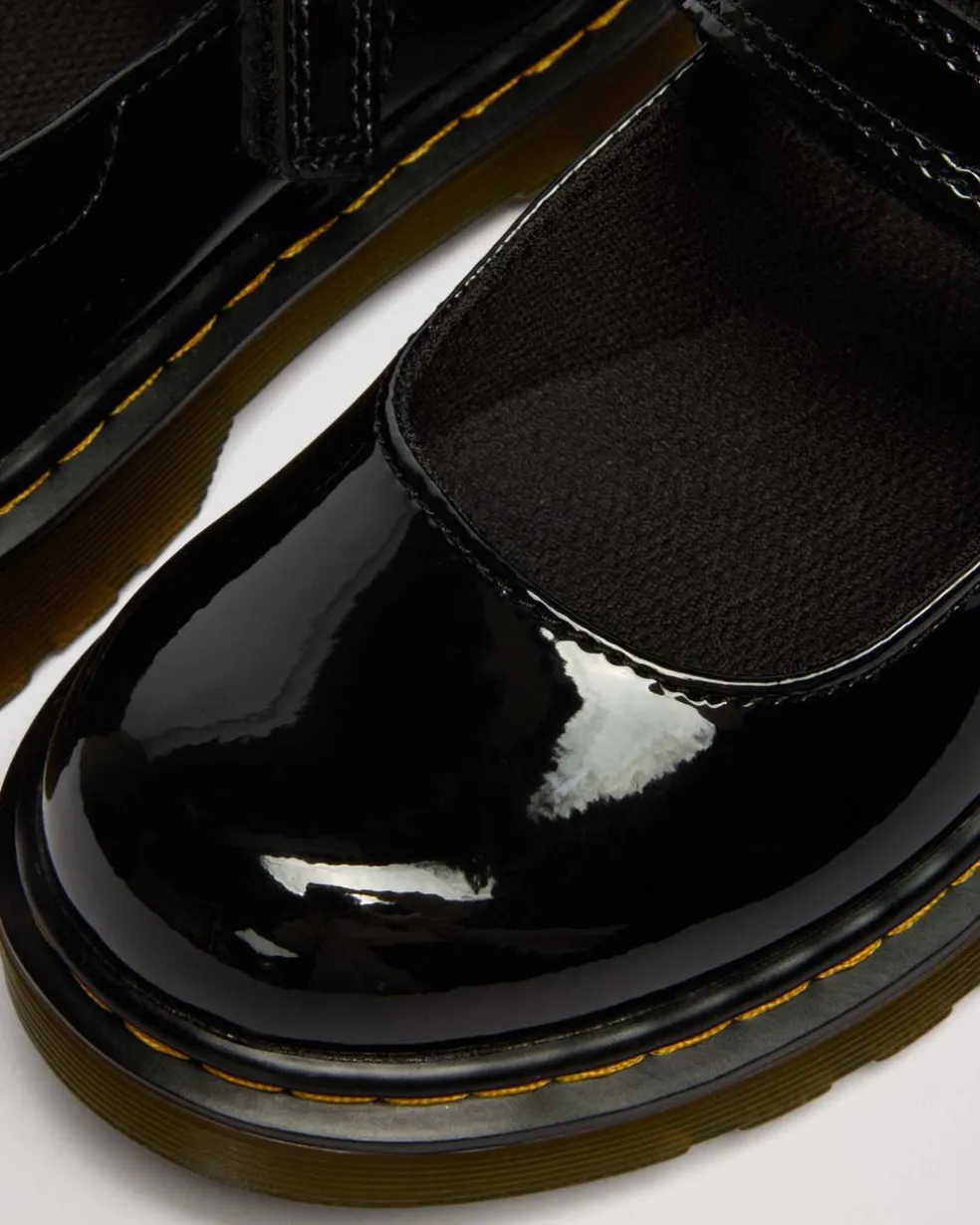 Junior Maccy Patent Leather Mary Jane Shoes in Black