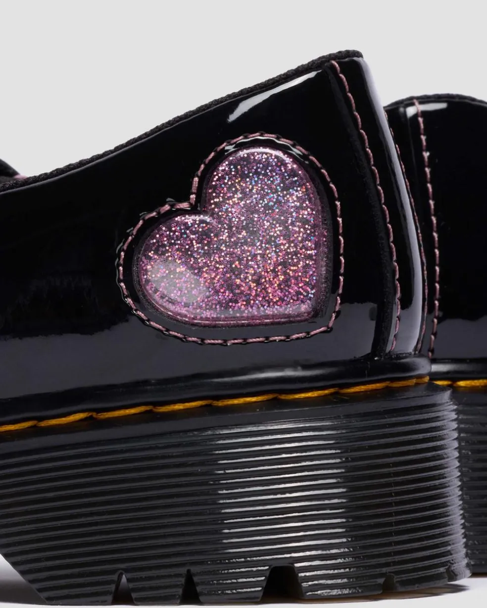 Junior Mary Jane Bex Patent Lamper Leather Shoes in Black