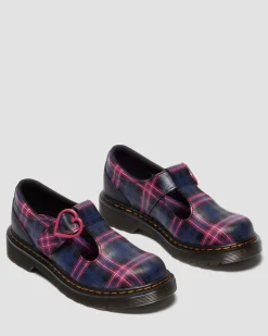 JUNIOR POLLEY II PINK TARTAN MARY JANE SHOES