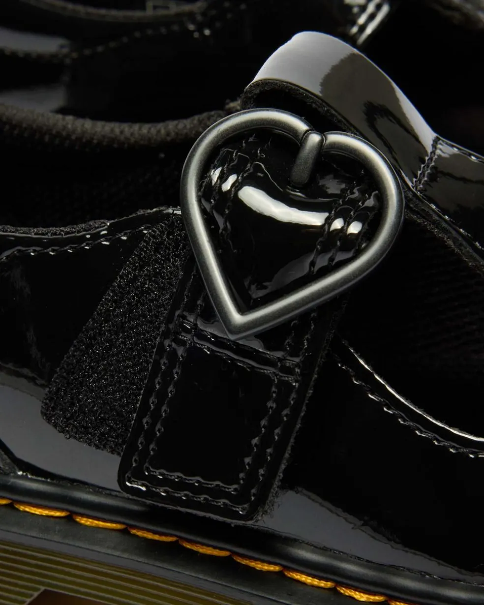 Junior Polly II Heart Patent Leather Shoes