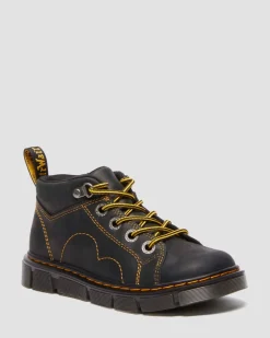 Junior Raffe Church Wyoming leather boots in Black