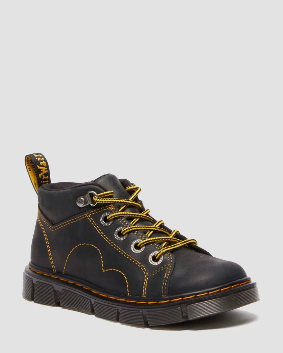Junior Raffe Church Wyoming leather boots in Black