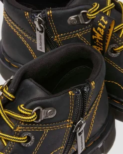 Junior Raffe Church Wyoming leather boots in Black