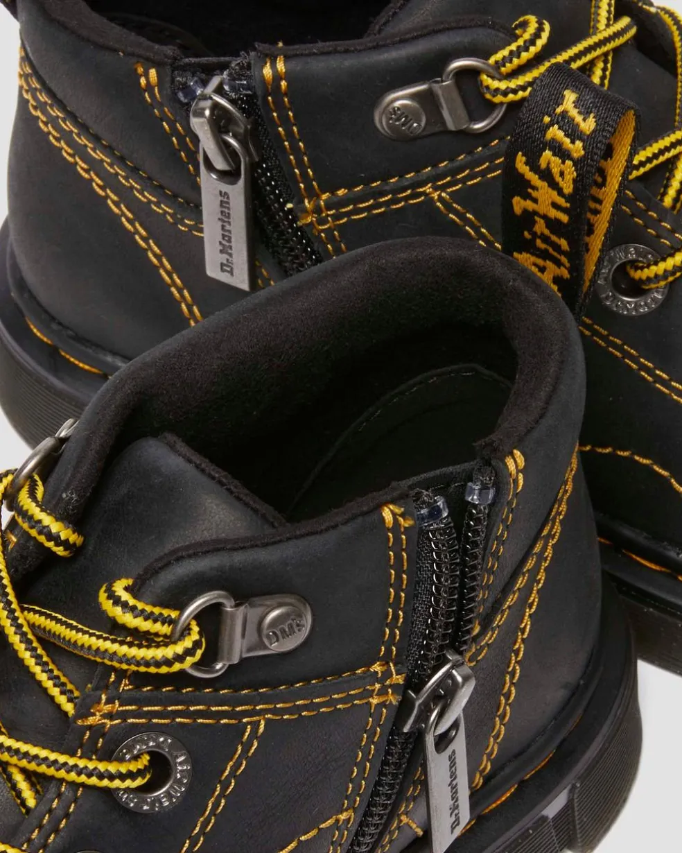 Junior Raffe Church Wyoming leather boots in Black