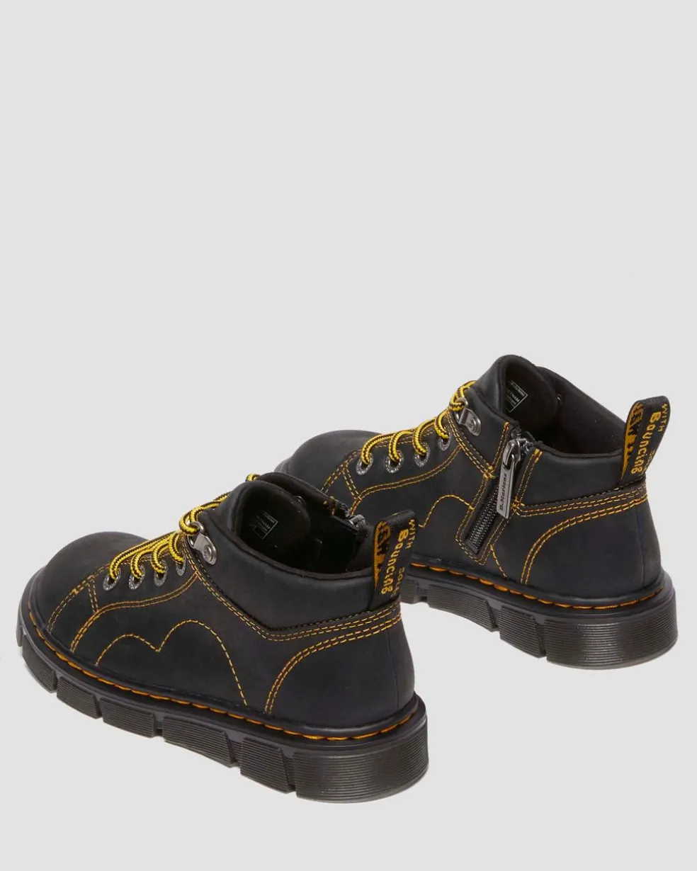 Junior Raffe Church Wyoming leather boots in Black