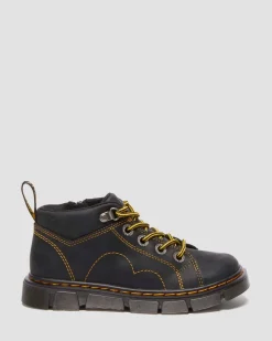 Junior Raffe Church Wyoming leather boots in Black