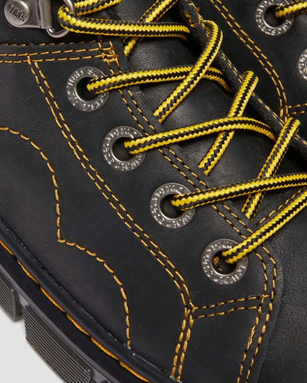 Junior Raffe Church Wyoming leather boots in Black
