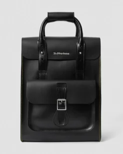 Kiev Leather Backpack in Black