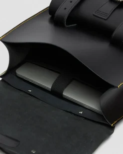 Kiev Leather Backpack in Black