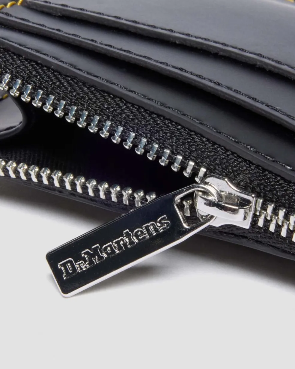 Kiev Leather Cardholder in Black