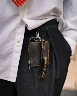 Kiev Leather Cardholder in Black
