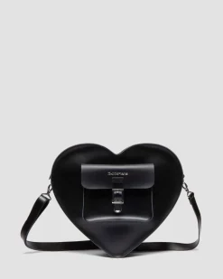 Large Heart Backpack in Black