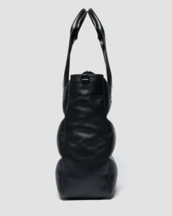 Leather Tote Bag in Black