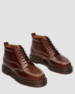 LOWELL CHUKKA MOC TOE LEATHER ANKLE BOOTS in Butterscotch