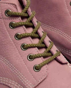 Lowell Chukka Nubuck Moc Toe Ankle Boots in Dusty Rose