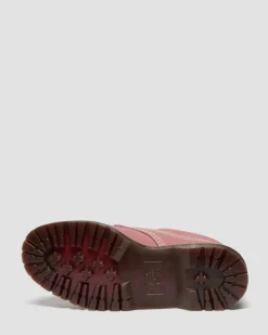 Lowell Nubuck Moc Toe Shoes in Dusty Rose