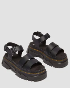 Mattison 2 Strap sandals in Black