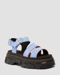 Mattison Two Strap Soft Patent Leather Sandals