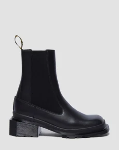 Maybole Square Toe Chelsea Boots in Black