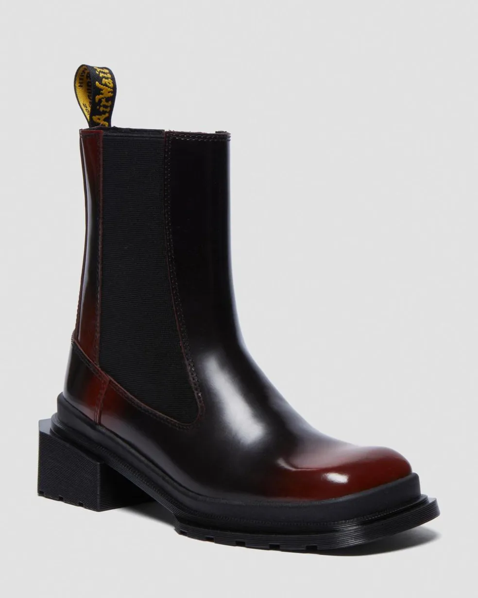 Maybole Square Toe Chelsea Boots in Black