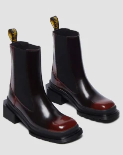 Maybole Square Toe Chelsea Boots in Black