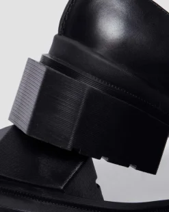 Maybole Square Toe Mary Jane Shoes in Black