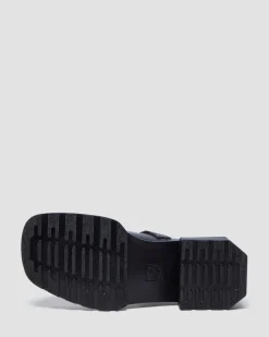 Maybole Square Toe Mary Jane Shoes in Black