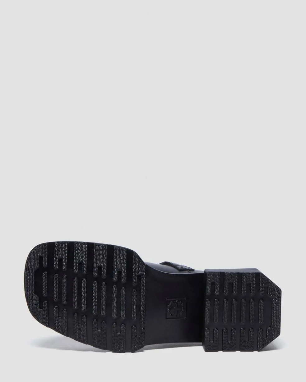 Maybole Square Toe Mary Jane Shoes in Black