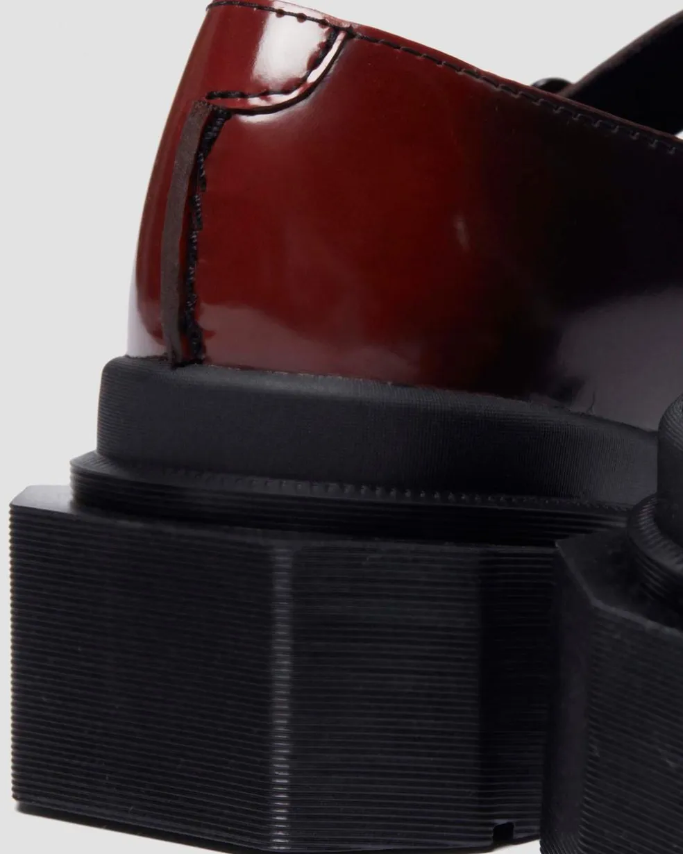 Maybole Square Toe Mary Jane Shoes in Black
