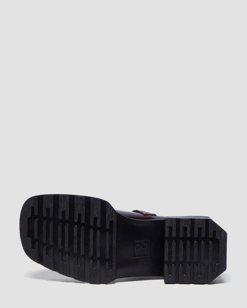 Maybole Square Toe Mary Jane Shoes in Black
