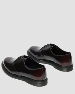 Mayfare Rub Off Leather Shoes in Cherry Red Arcadia