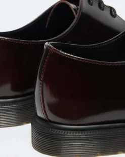 Mayfare Rub Off Leather Shoes in Cherry Red Arcadia
