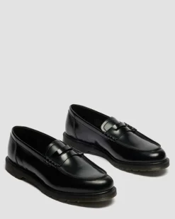 Mayfare Smooth Leather Loafers in Black