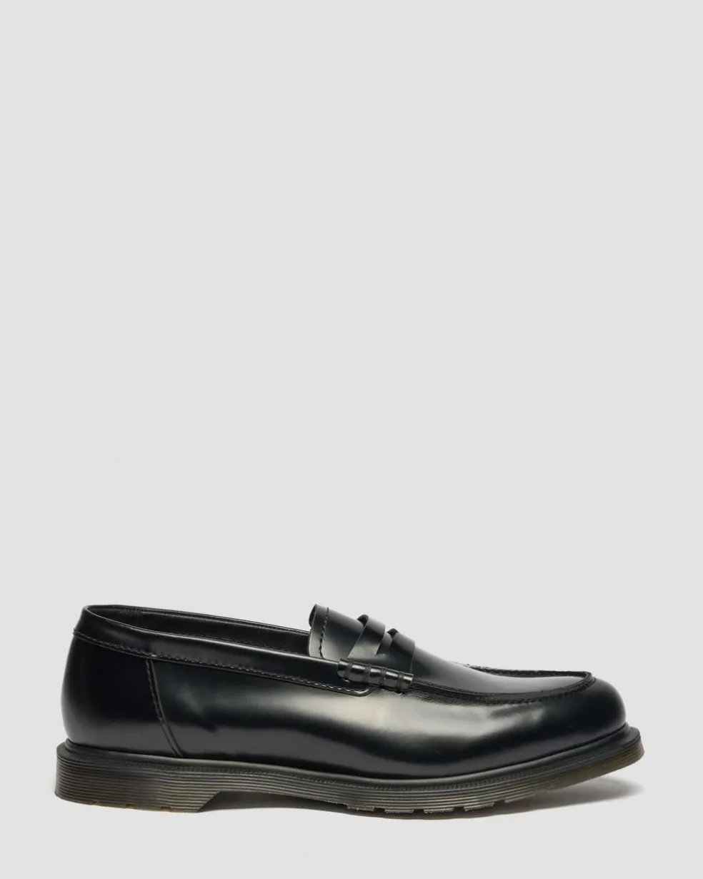 Mayfare Smooth Leather Loafers in Black